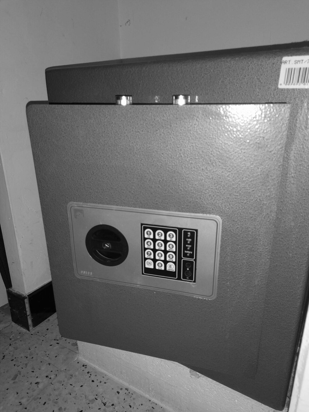 Dépannage coffre-fort Technosafe en Belgique par un coffretier Safe HDF sur un coffre Technomax